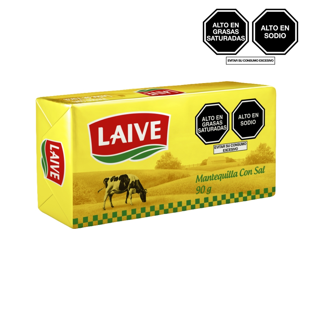 MANTEQUILLA CON SAL LAIVE BARRA 90G