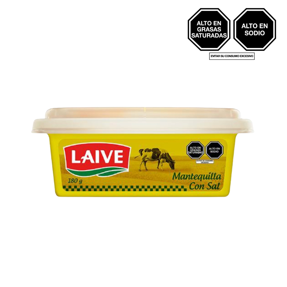 MANTEQUILLA CON SAL LAIVE POTE 180G