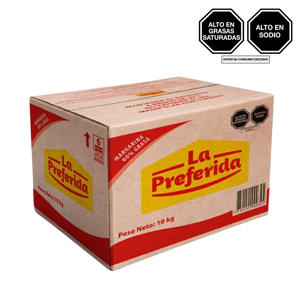 MARGARINA LA PREFERIDA GRANEL 10KG