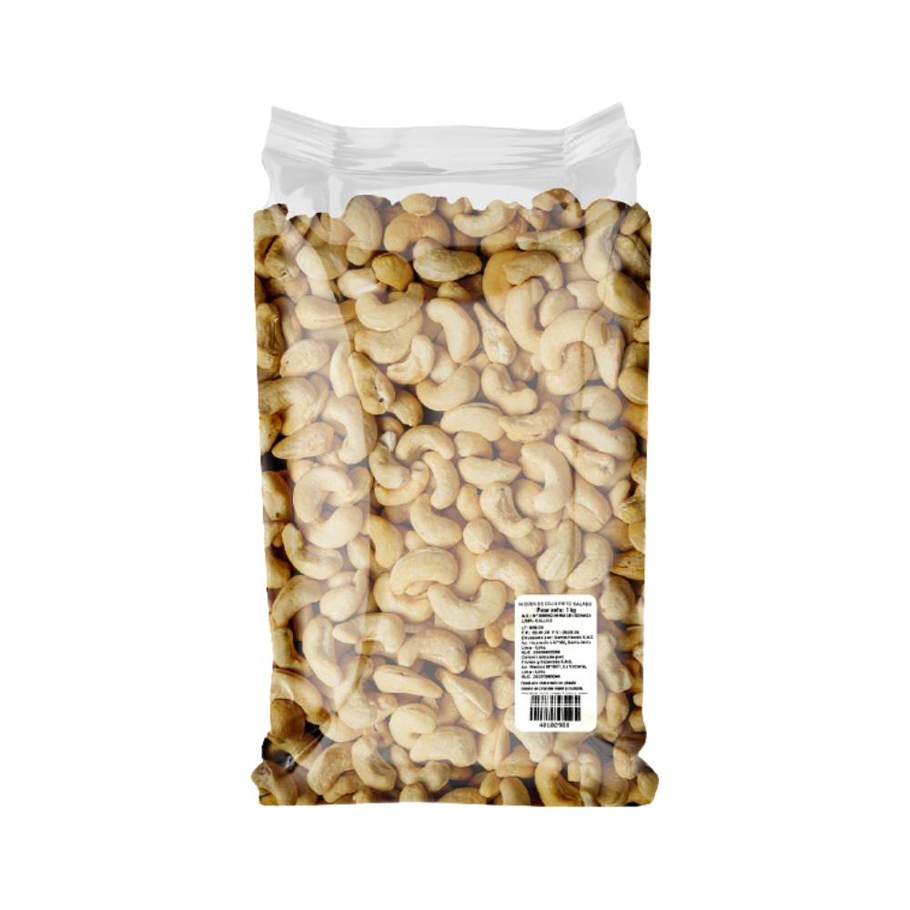NUEZ DE CAJU FRITO SALADO SANTIS BOLSA X 1KG