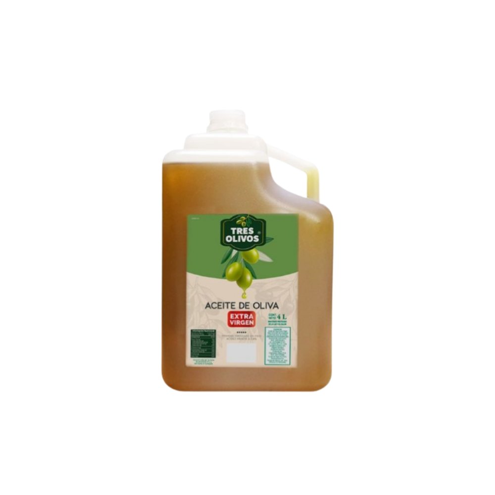 ACEITE DE OLIVA EXTRA VIRGEN TRES OLIVOS GL 4L PET