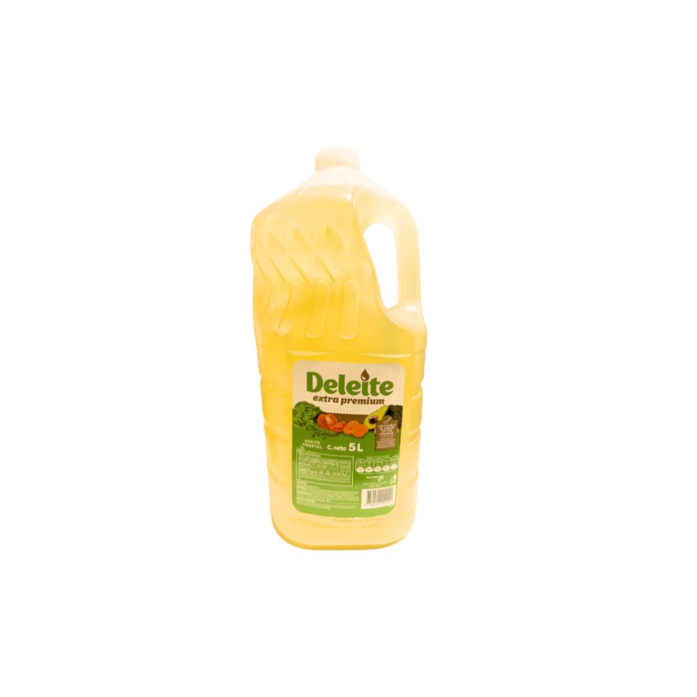 ACEITE DE SOYA DELEITE EXTRA PREMIUM BIDON X 5LT