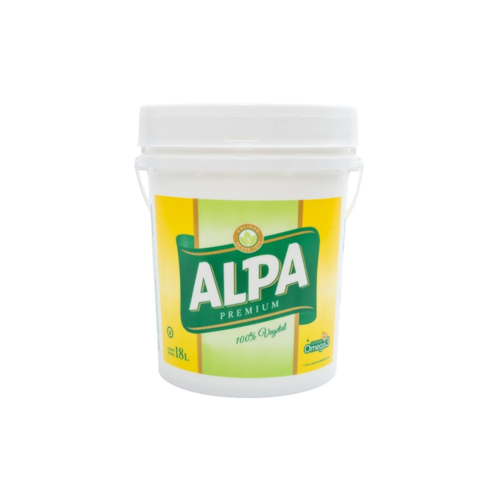 ACEITE DE SOYA PREMIUM ALPA BALDE 18LT