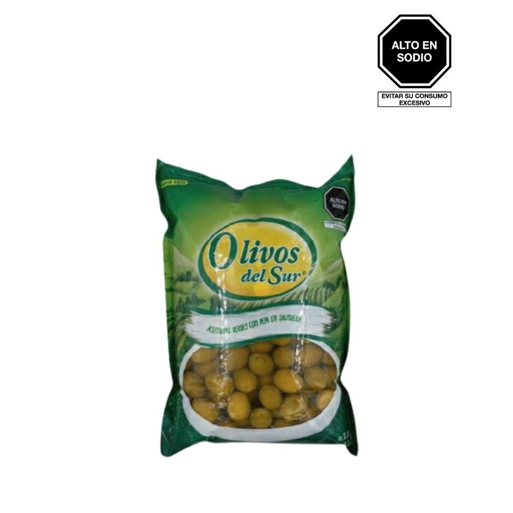 ACEITUNA VERDE CON PEPA OLIVOS DEL SUR BL 1.8 KG