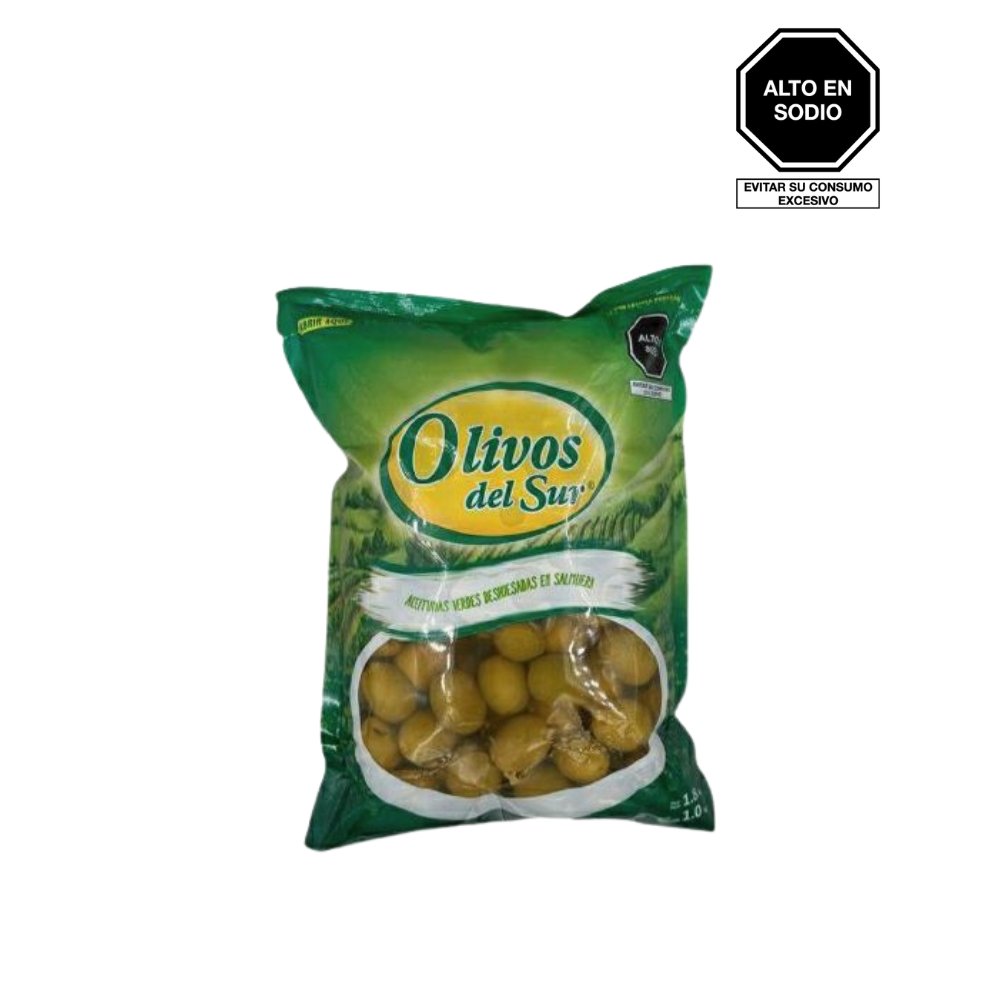 ACEITUNA VERDE DESHUESADA OLIVOS DEL SUR BL 1.8 KG