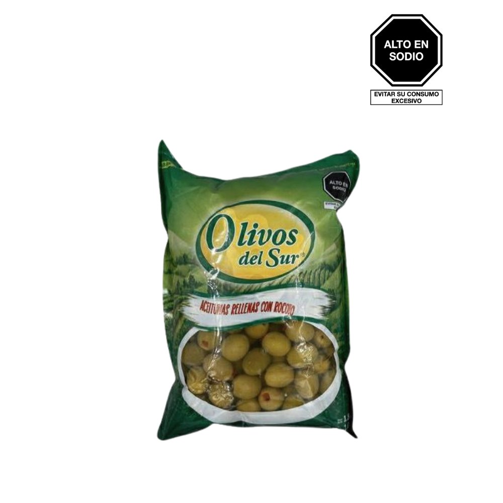 ACEITUNA VERDE RELL PIMIENTO OLIVOS DEL SUR BL 1.8KG