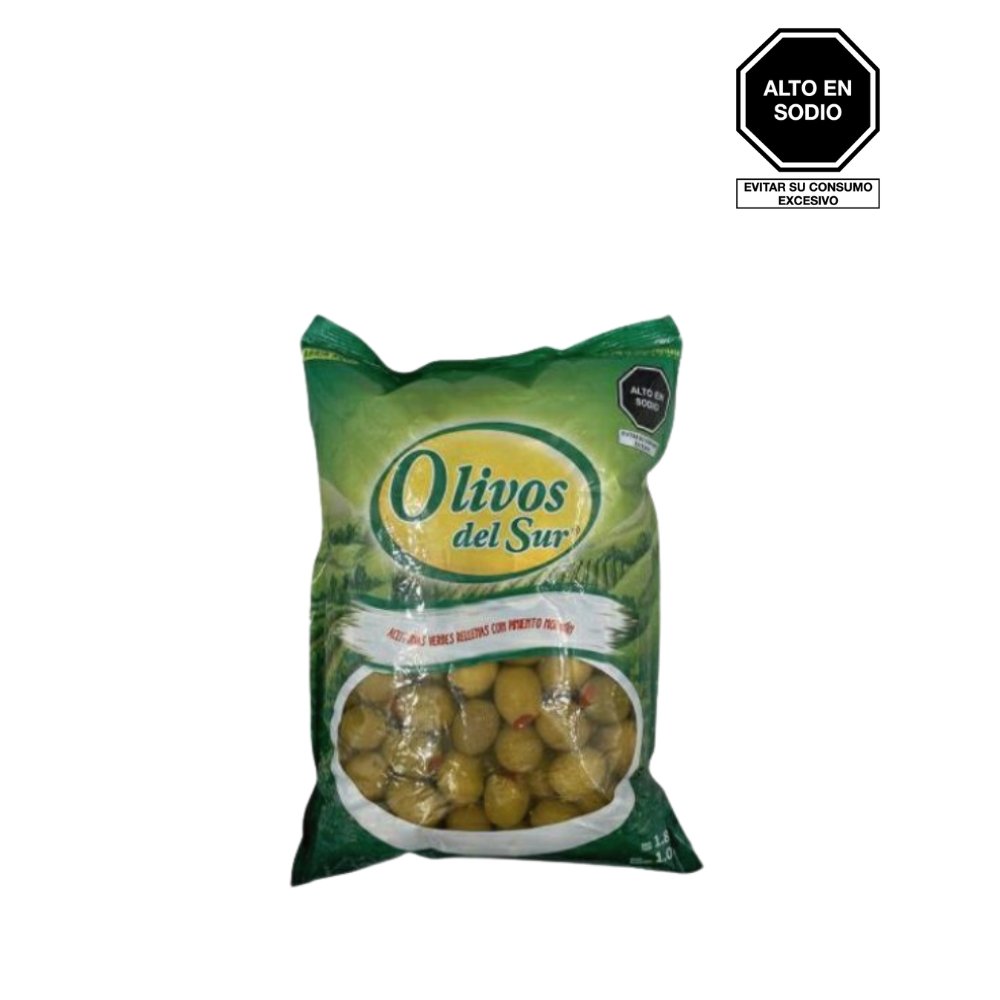 ACEITUNA VERDE RELL ROCOTO OLIVOS DEL SUR BL 1.8KG