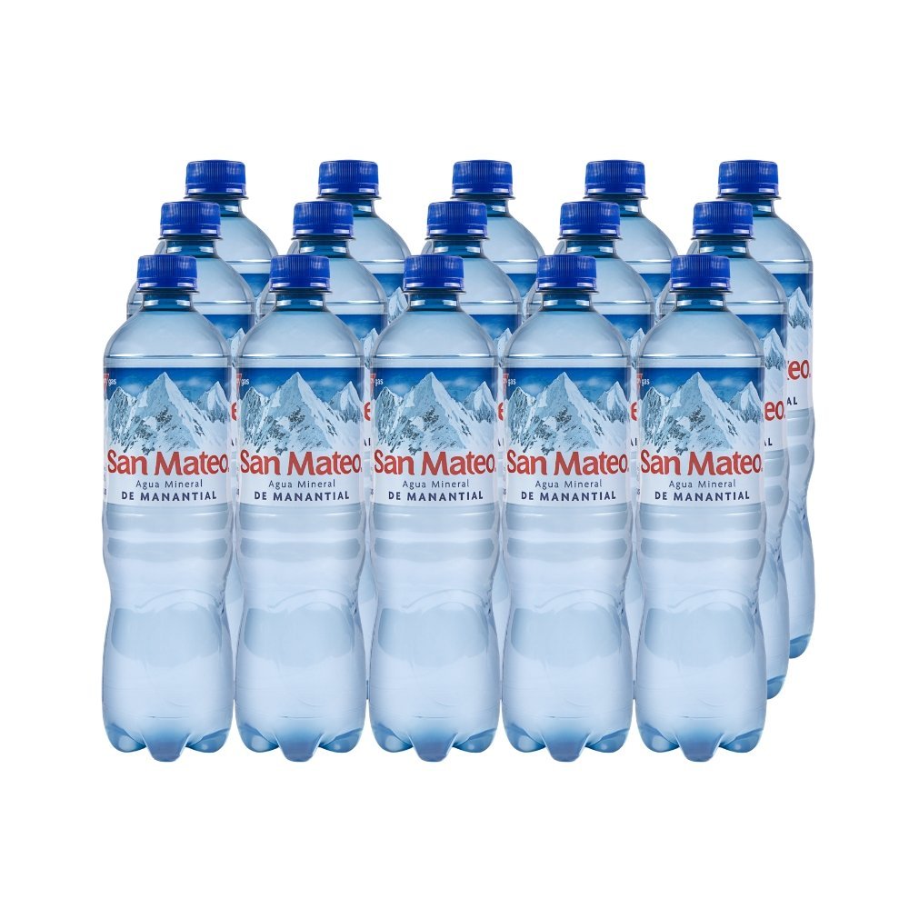 AGUA CON GAS SAN MATEO 600ML X15UND