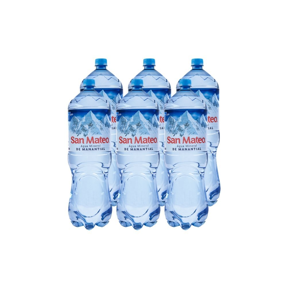 AGUA SIN GAS SAN MATEO 2.5L X6 UND