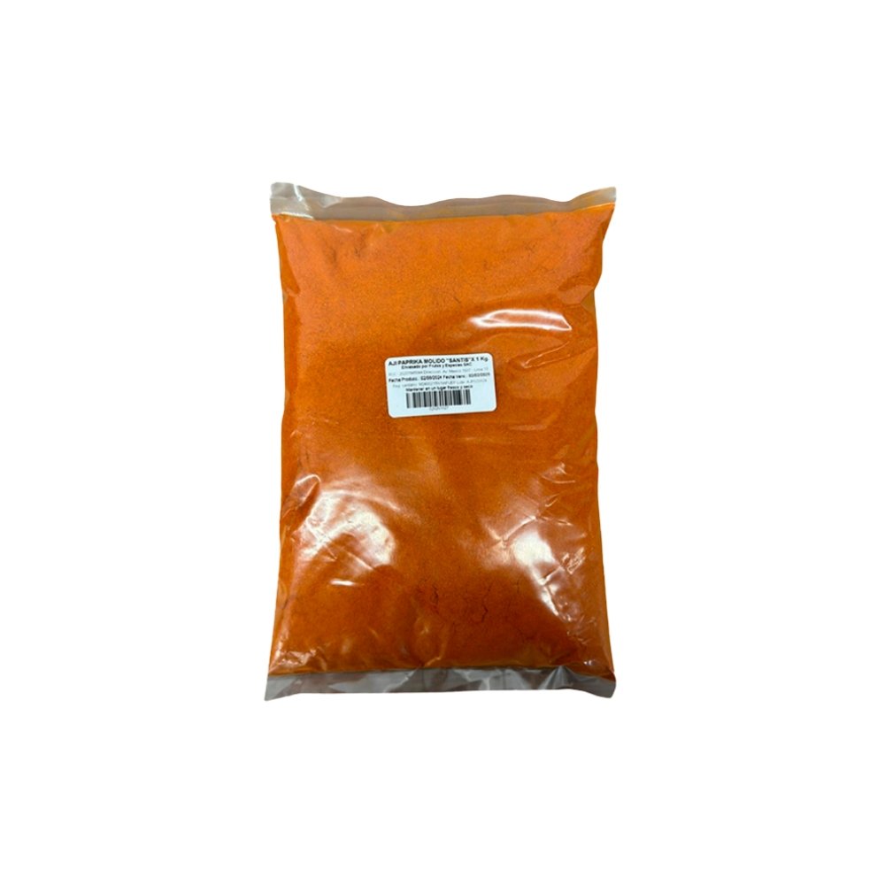 AJI PAPRIKA EN POLVO SANTIS BOLSA X 1 KG