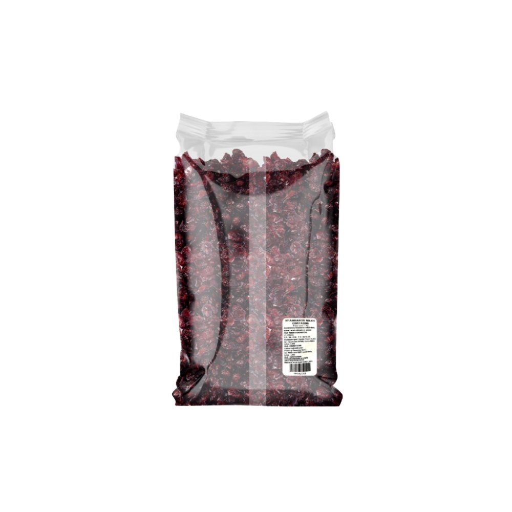 ARANDANOS ROJOS CORTADOS BOLSA X 1KG
