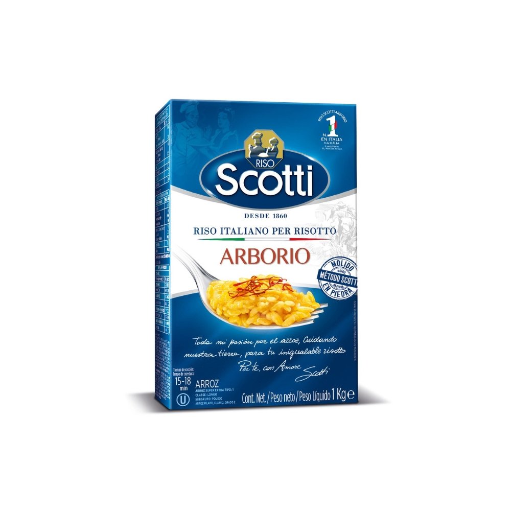 ARROZ ARBORIO SCOTTI 1 KG