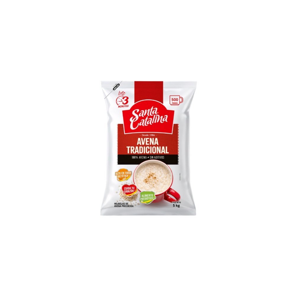 AVENA HOJUELAS PRECOCIDAS SANTA CATALINA BOLSA 5KG