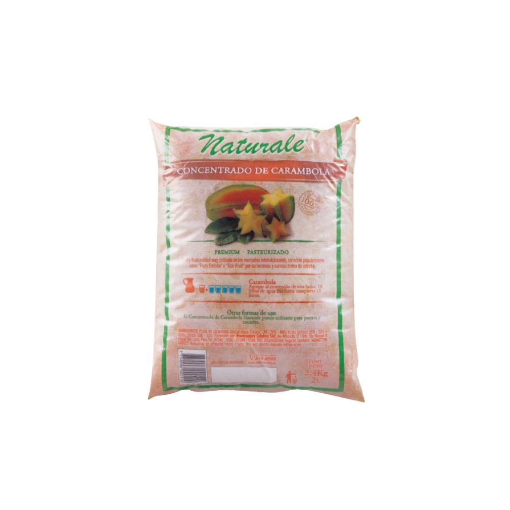 BASE CONCENTRADO DE CARAMBOLA NATURALE BOLSA X 2L