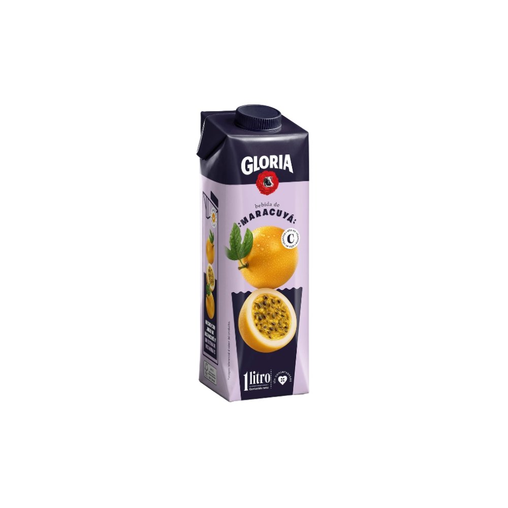 BEBIDA DE MARACUYÁ GLORIA CAJA X 1L