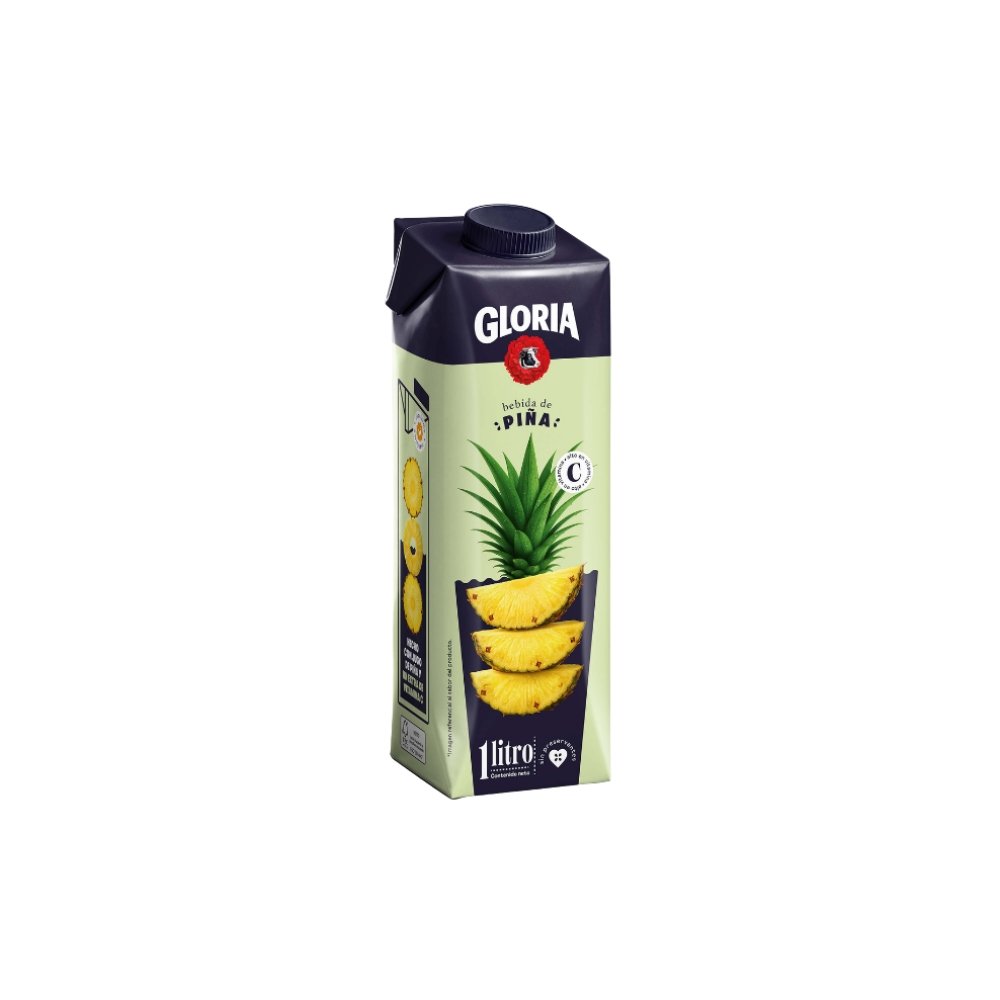 BEBIDA DE PIÑA GLORIA CAJA X 1L