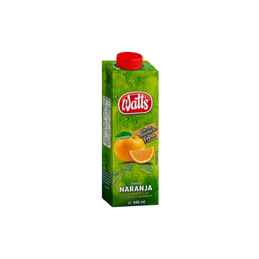 BEBIDA WATTS DE NARANJA CAJA 946ML
