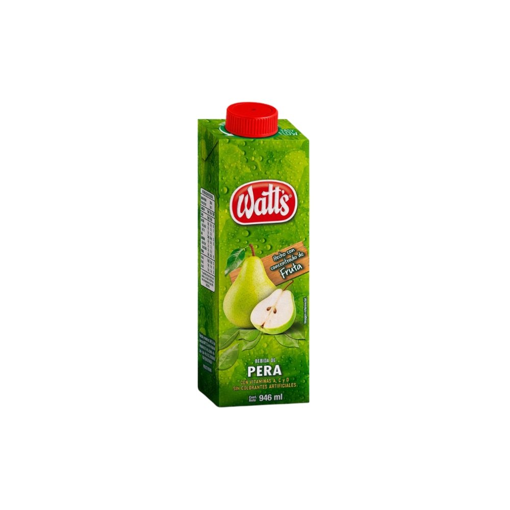 BEBIDA WATTS DE PERA CAJA 946 ML