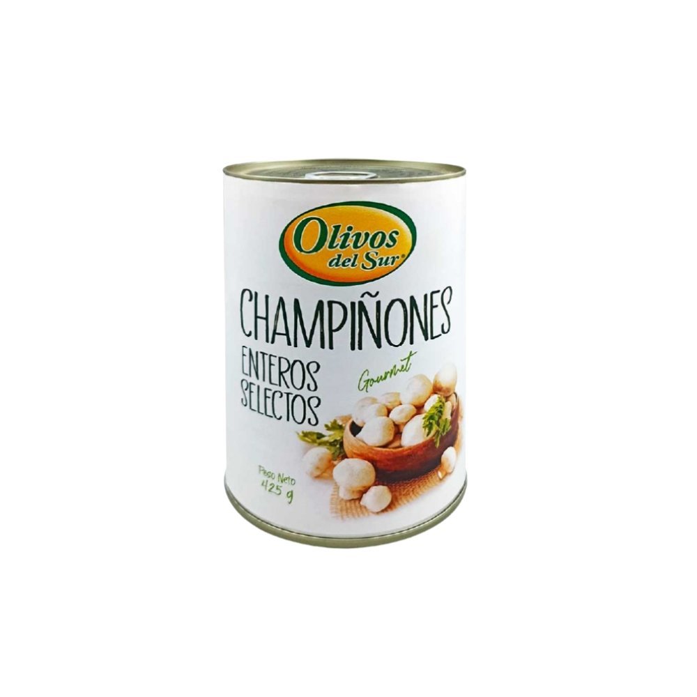 CHAMPIÑONES ENTEROS LATA 425G OLIVOS DEL SUR