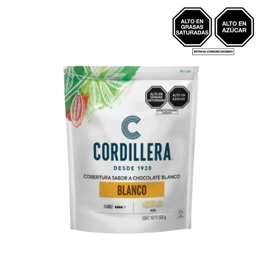 COB. CORDILLERA SABOR A CHOCOLATE BLANCO X500G