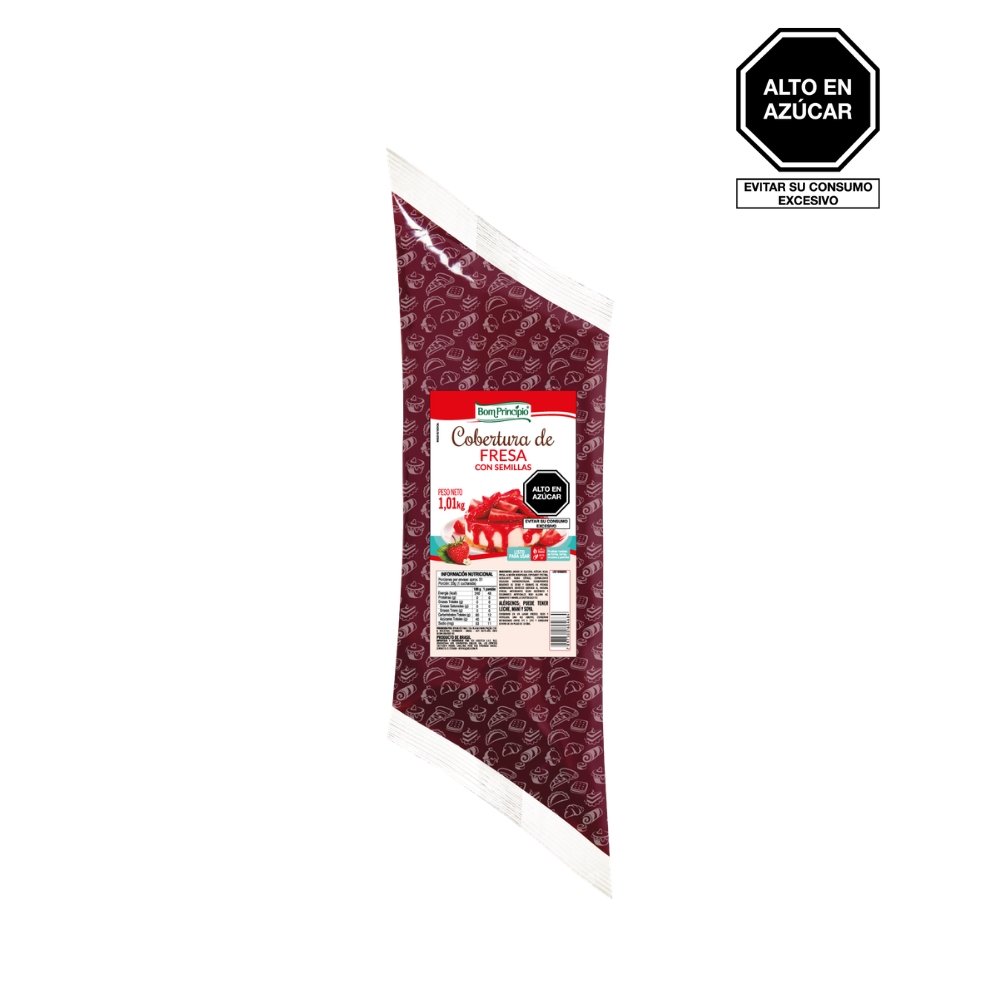 COBERTURA BOM PRINCIPIO DE FRESA CON SEMILLAS X 1.01KG