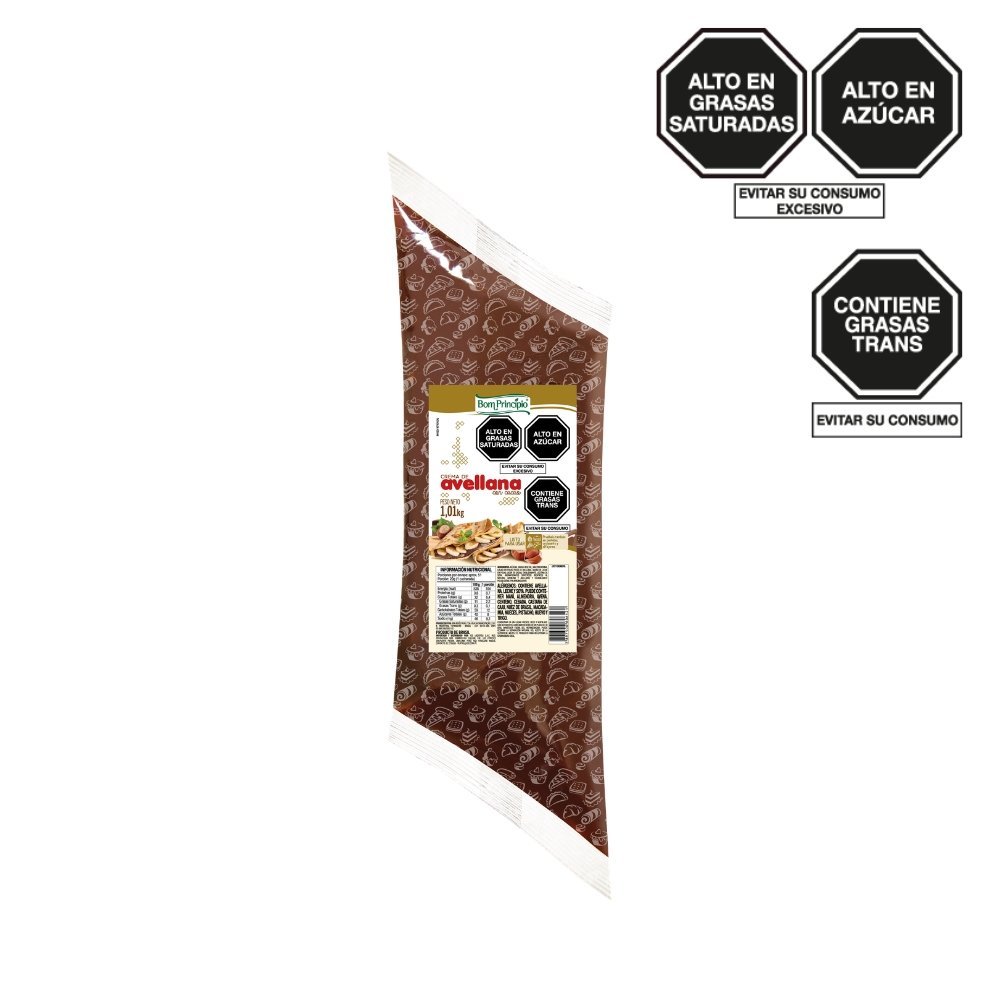 CREMA DE AVELLANAS CON CACAO X 1.01KG BOM PRINCIPIO