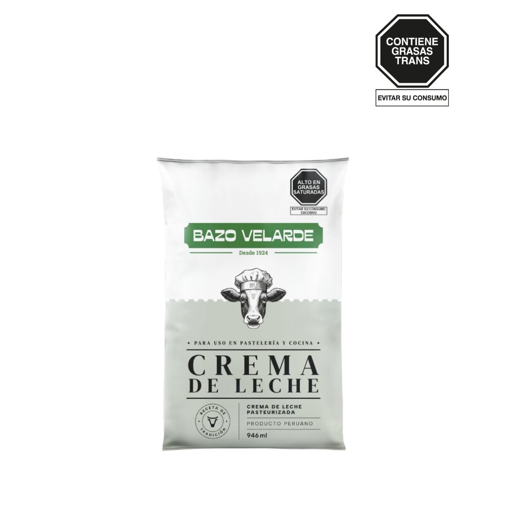 CREMA DE LECHE BAZO VELARDE BOLSA 946ML