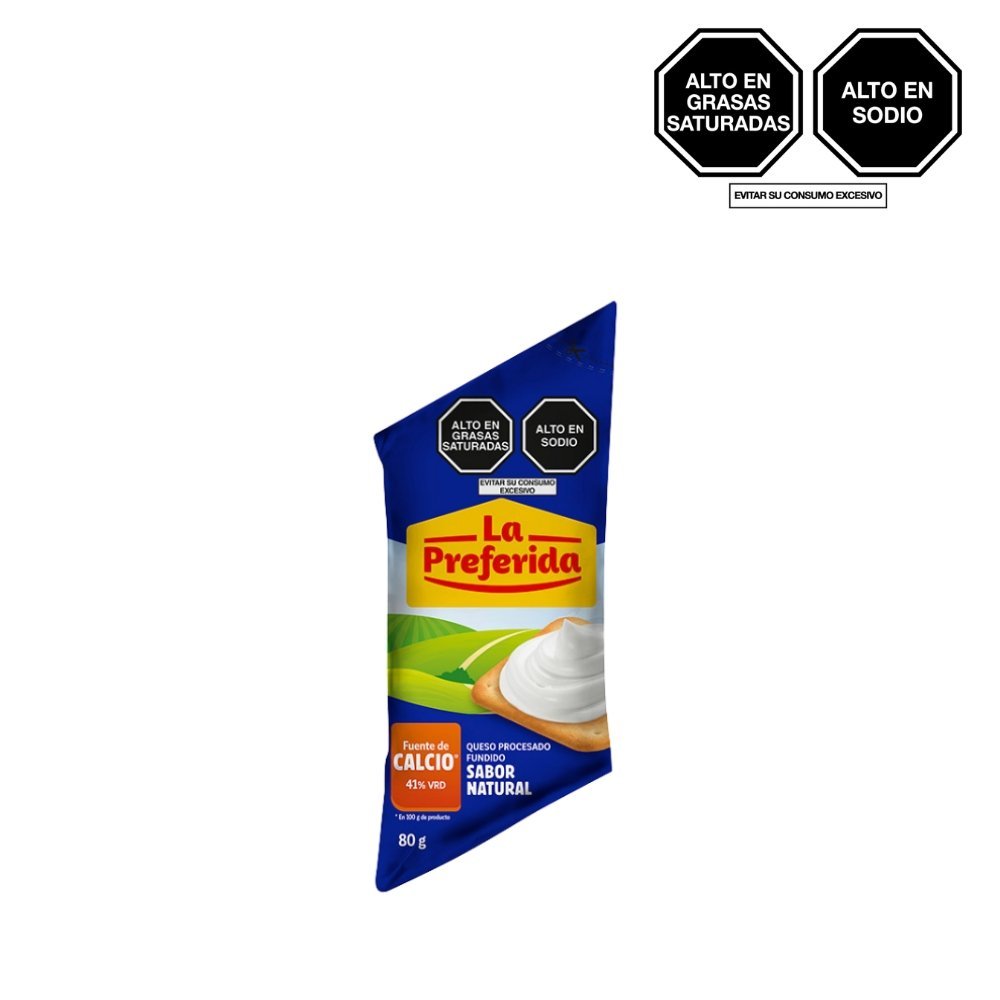 CREMA DE QUESO LA PREFERIDA SAB NATURAL SACHET 80G