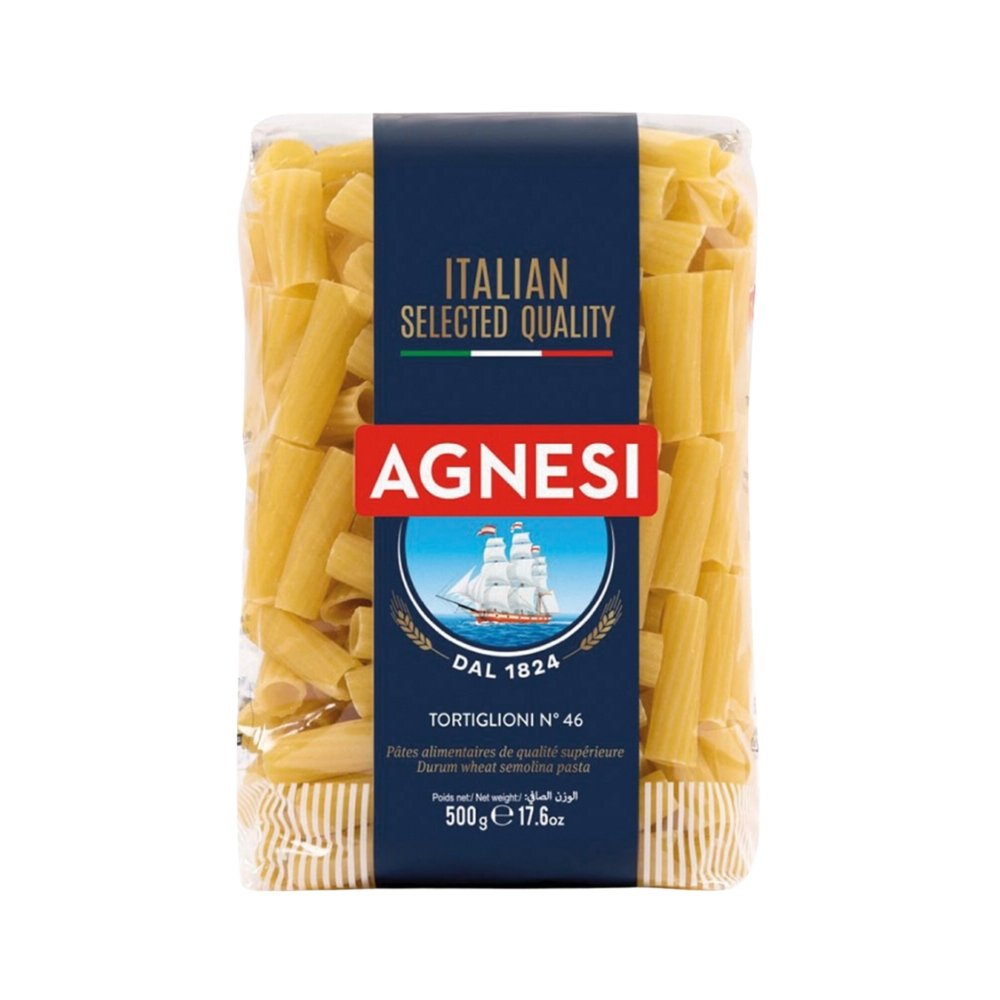 FIDEOS AGNESI TORTIGLIONI N°46 PAQ X 500G
