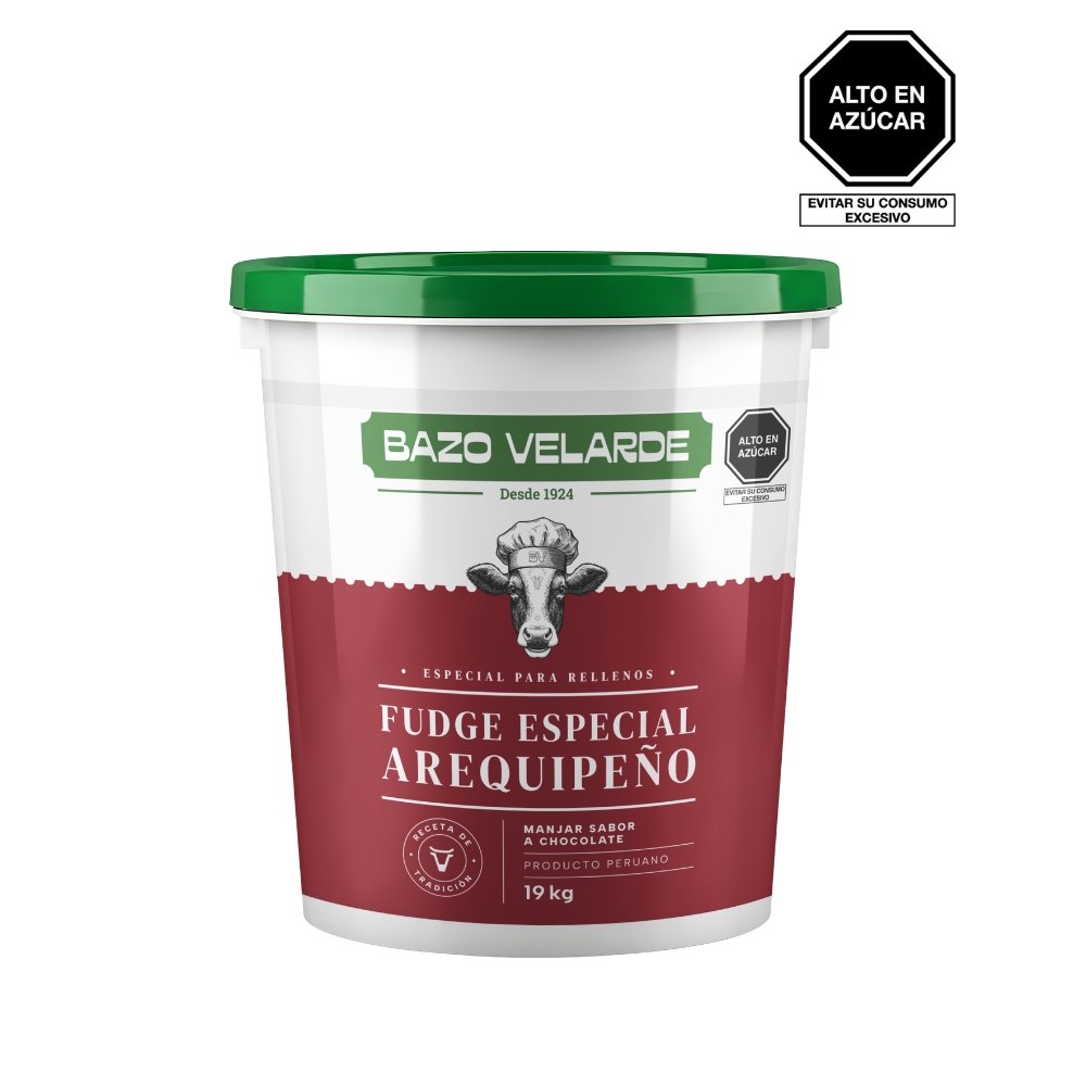 FUDGE AREQUIPEÑO BAZO VELARDE BALDE 19KG