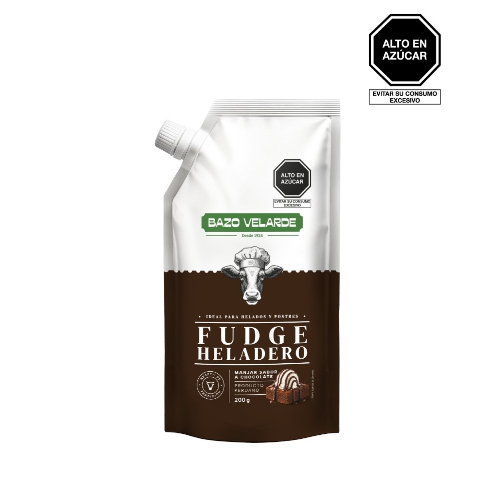 FUDGE HELADERO BAZO VELARDE DOY PACK 200G
