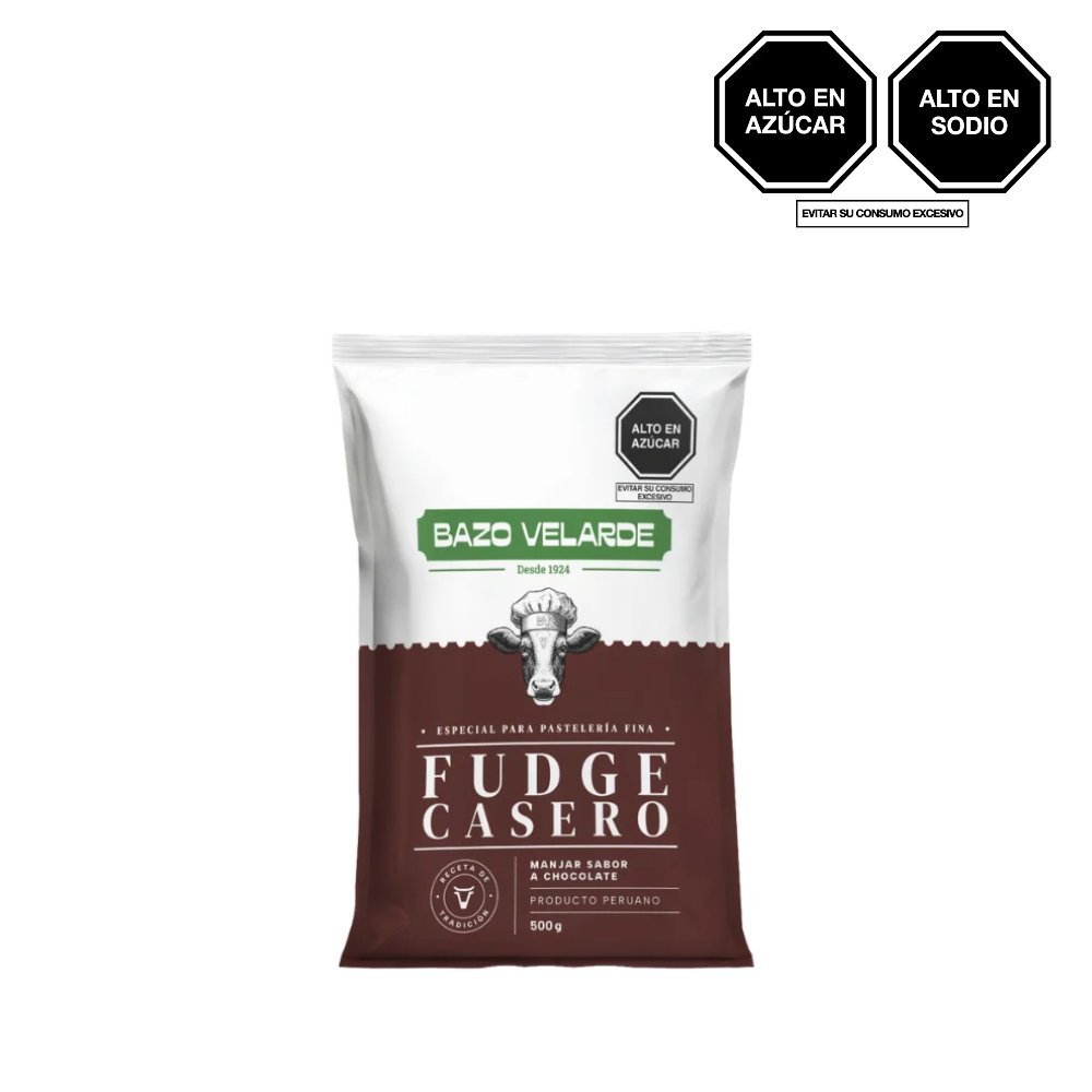 FUDGE SABOR CASERO BAZO VELARDE BOLSA 500G