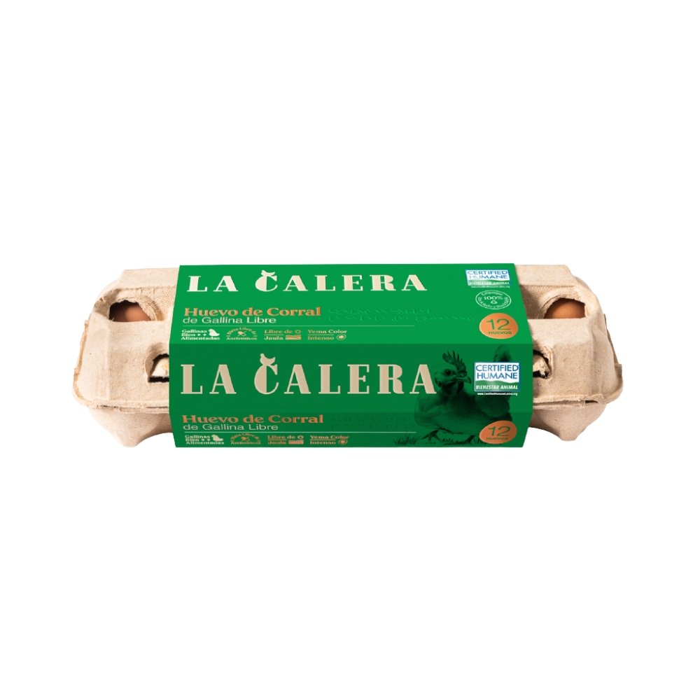 HUEVOS DE CORRAL LA CALERA x12 - UN
