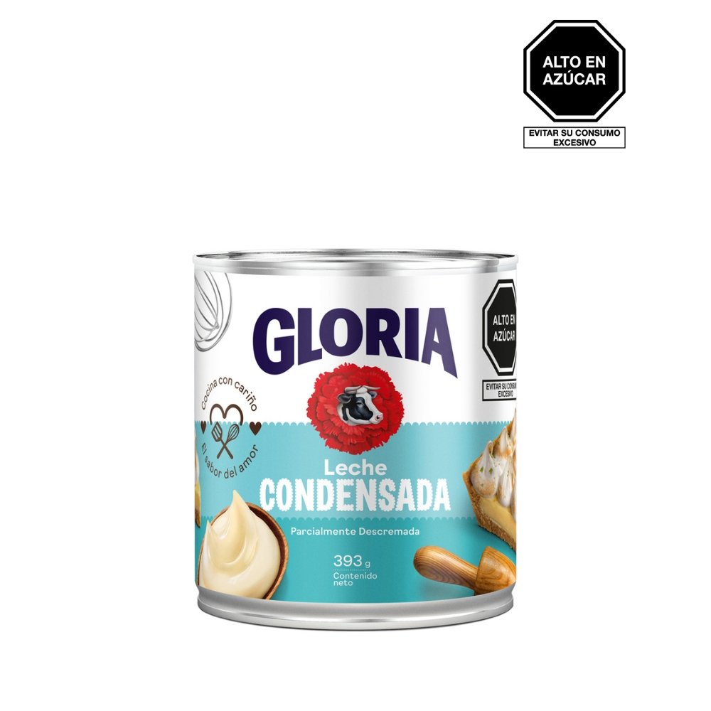 LECHE CONDENSADA PD GLORIA LATA 393GR