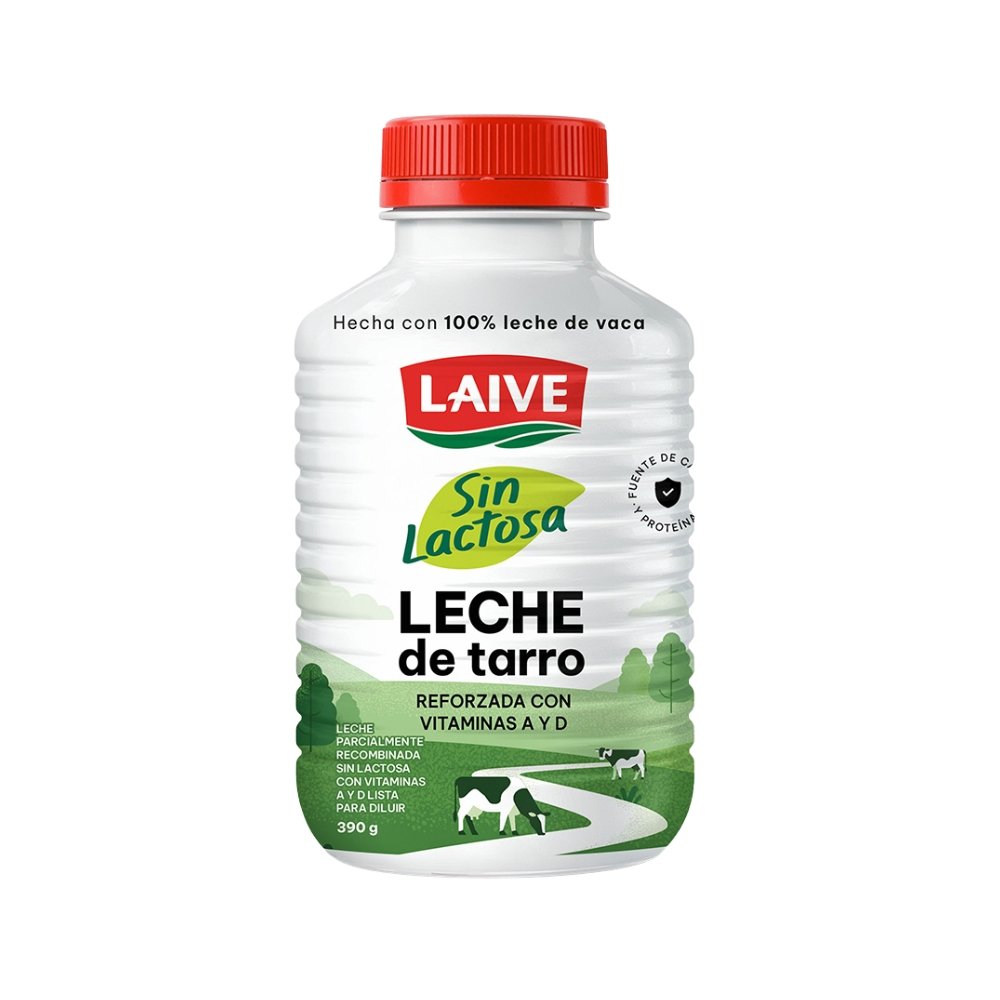 LECHE SIN LACTOSA LAIVE PRAC 390G