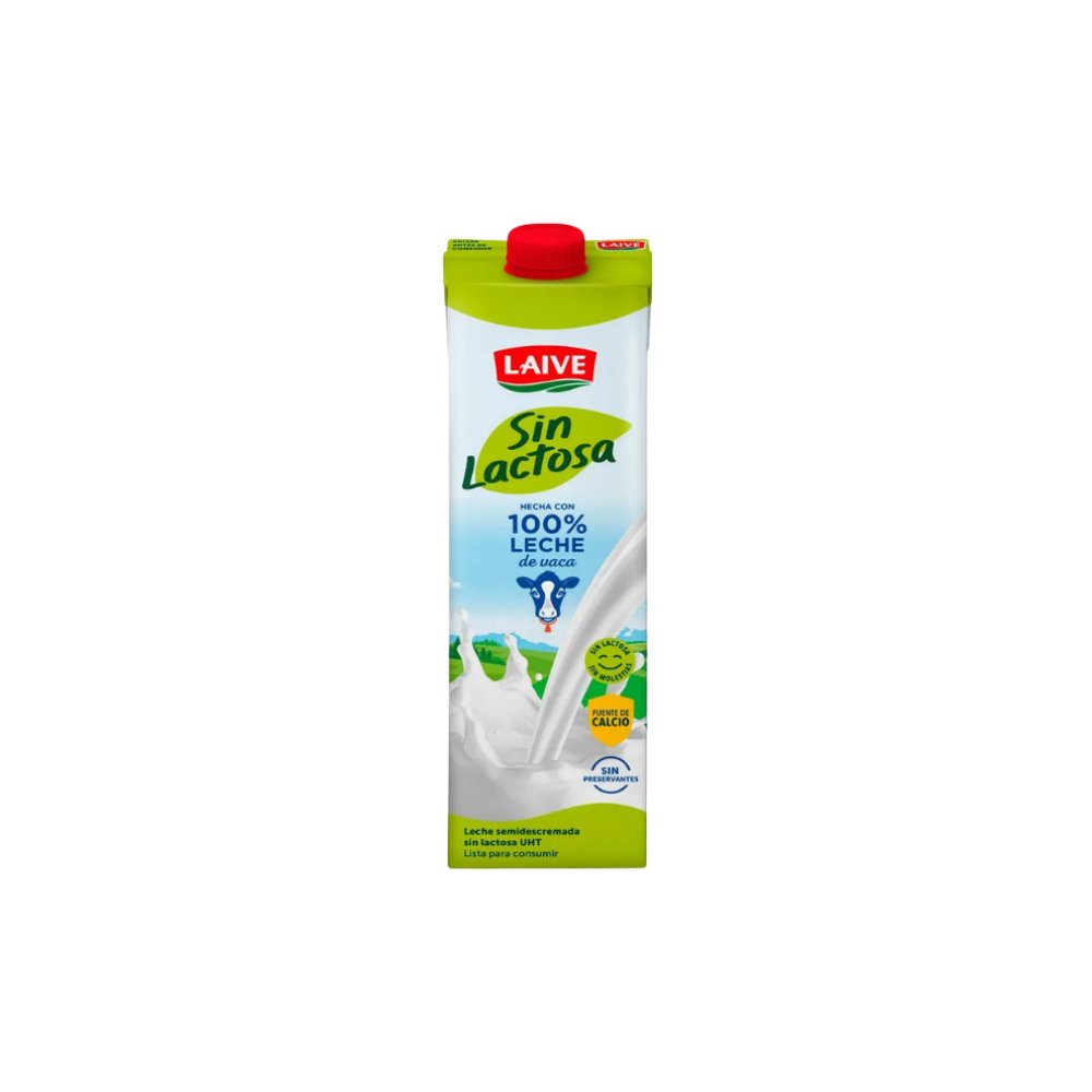 LECHE UHT SIN LACTOSA LAIVE CAJA 946ML