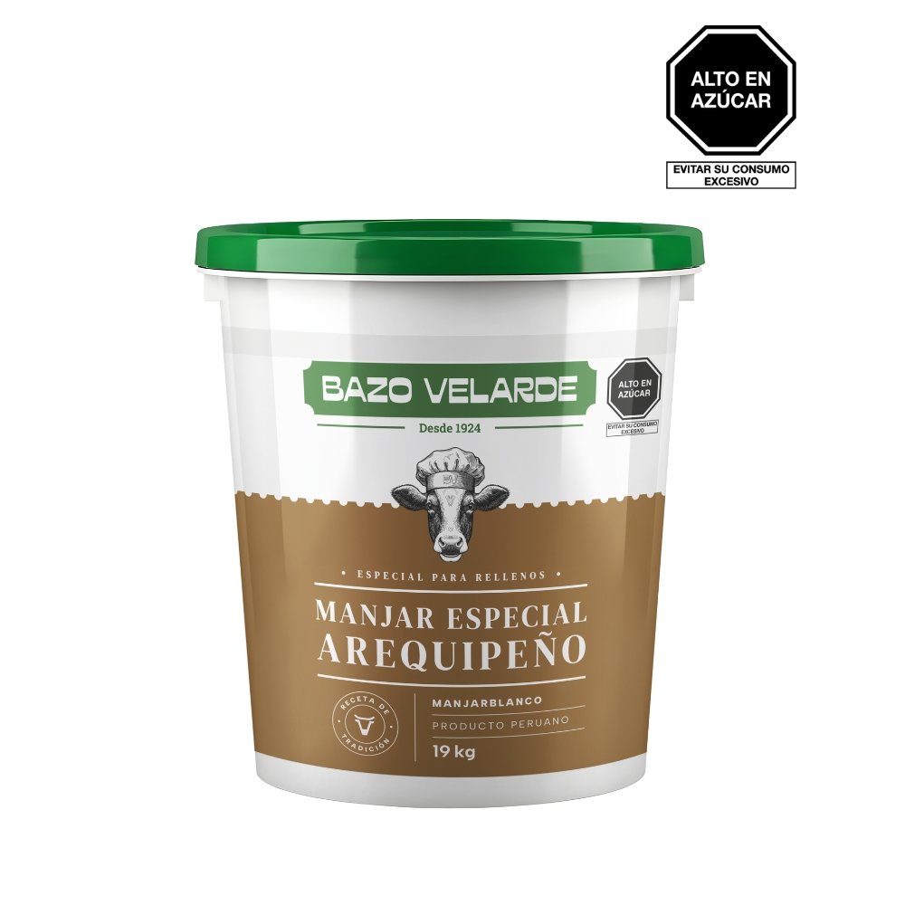 MANJAR AREQUIPEÑO BAZO VELARDE BALDE 19KG