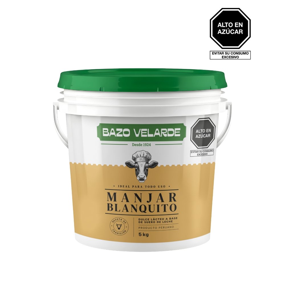 MANJAR BLANQUITO BAZO VELARDE BALDE 5KG