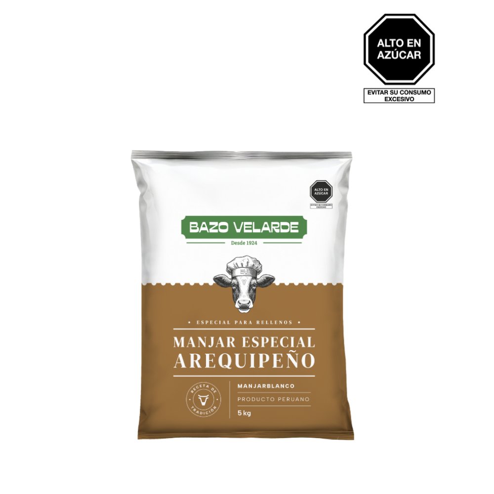 MANJAR ESPECIAL AREQUIPEÑO BAZO VELARDE BOLSA 5KG