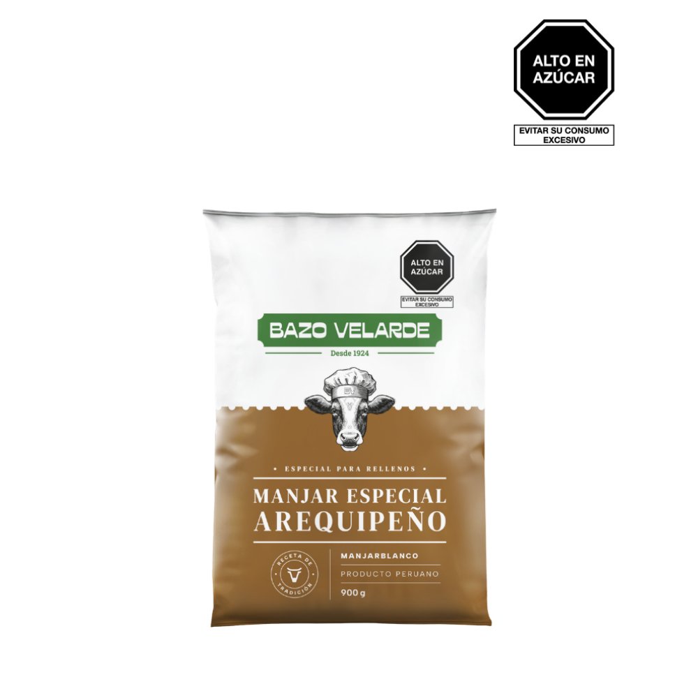 MANJAR ESPECIAL AREQUIPEÑO BAZO VELARDE BOLSA 900G