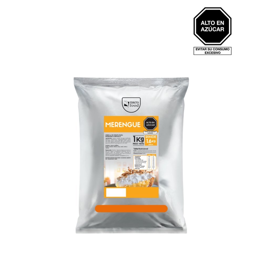 MERENGUE MACROFOOD BOLSA X 1KG