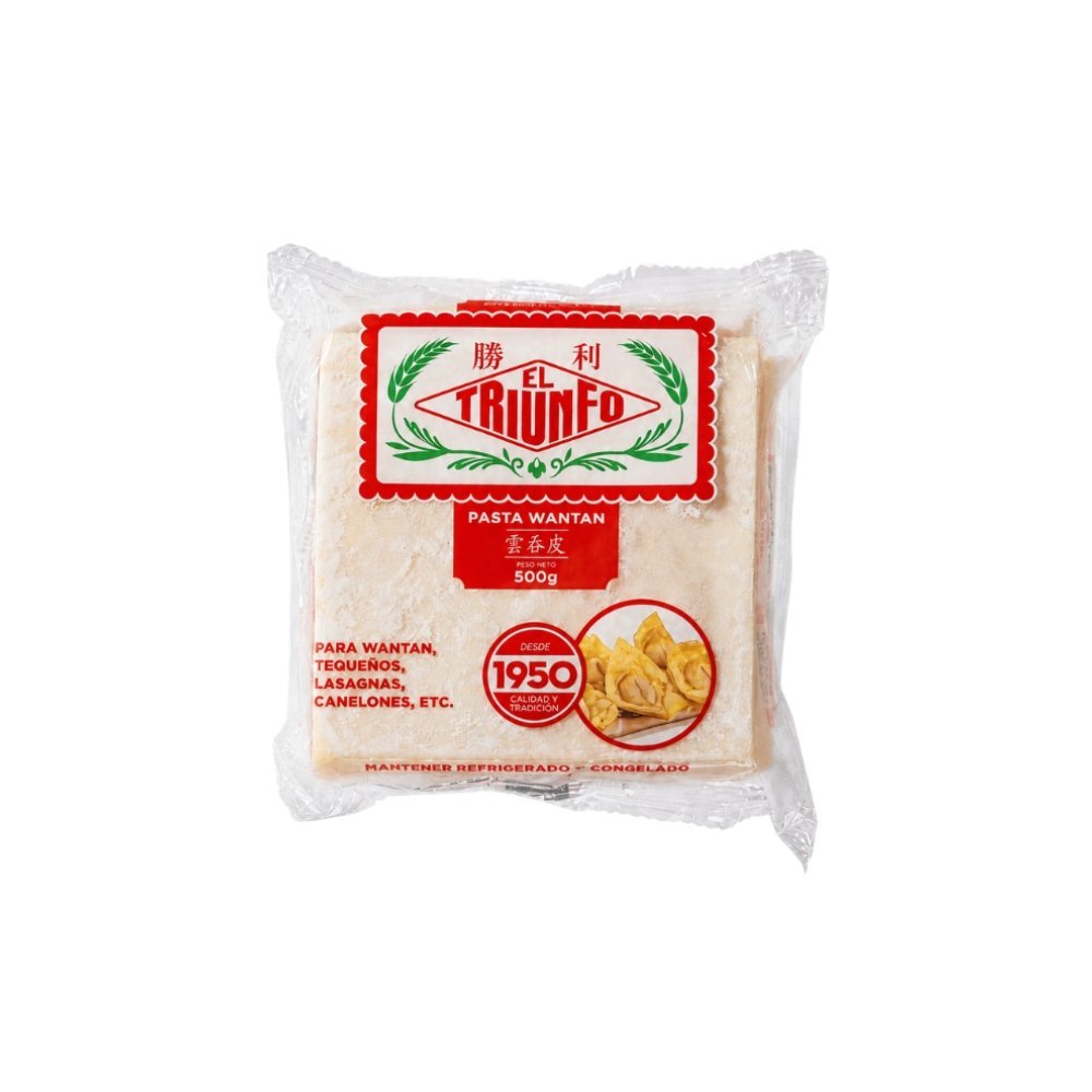 PASTA WANTAN EL TRIUNFO BOLSA X 500GR
