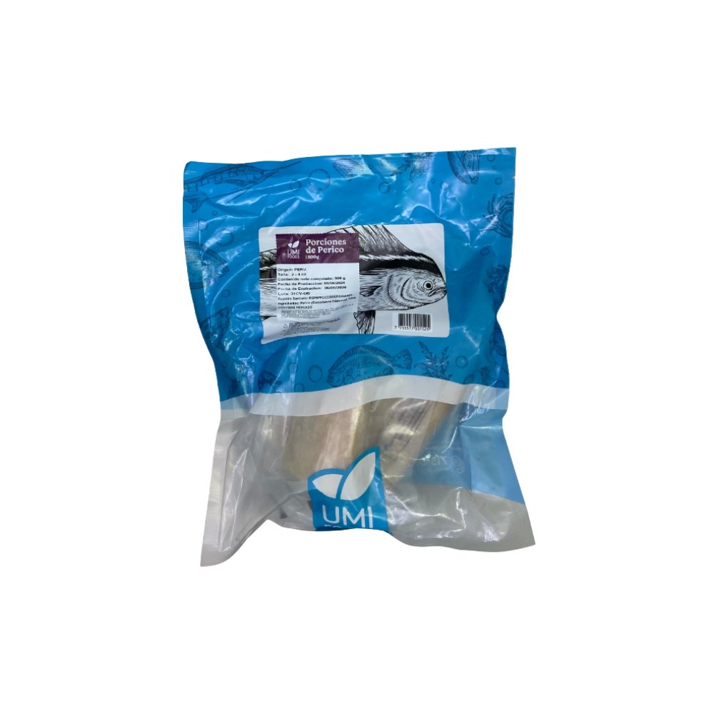 PERICO PORCIONES CONG 2-4 OZ IQF IVP BOLSA X 500 GR