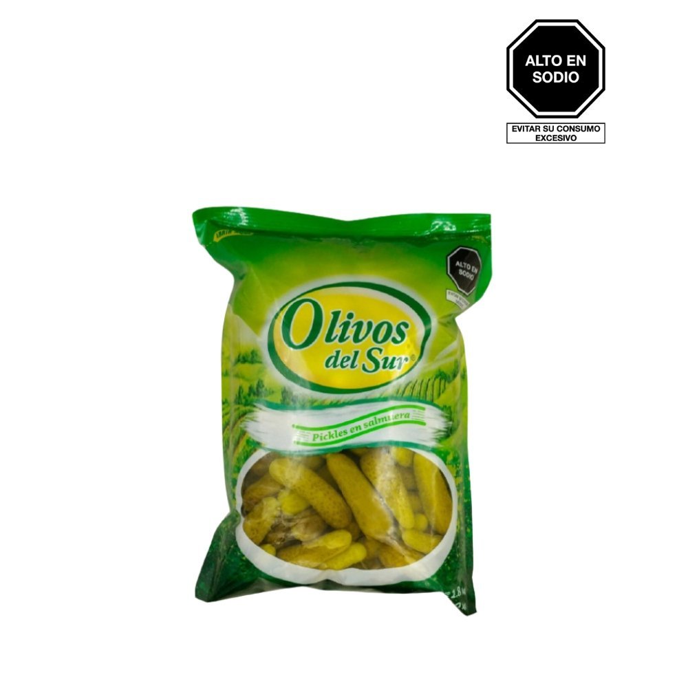 PICKLES ENTEROS OLIVOS DEL SUR 1KG TAMAÑO ESPECIAL