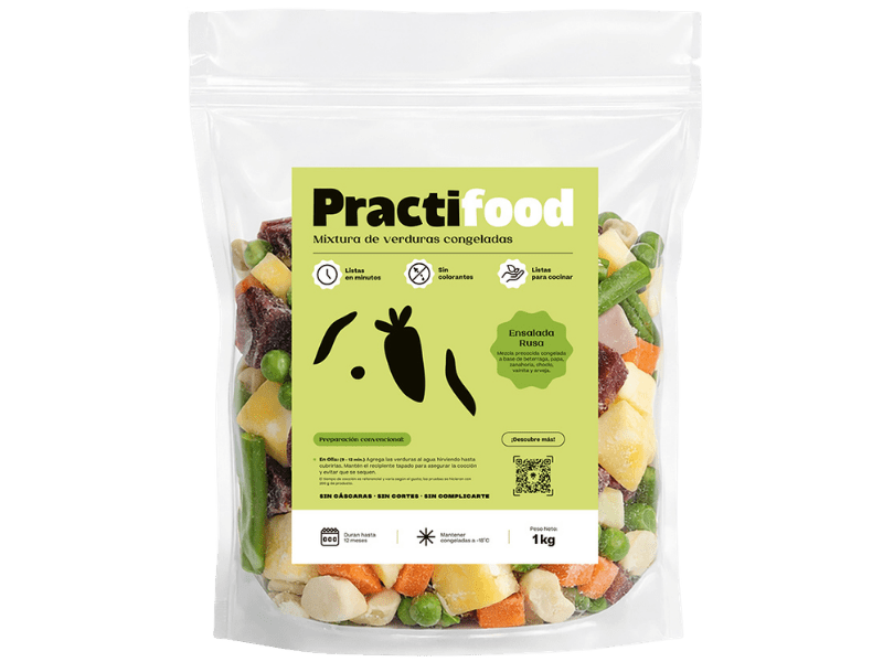 PRACTIFOOD ENSALADA RUSA PREC CONG SELLO E-BLS X1KG
