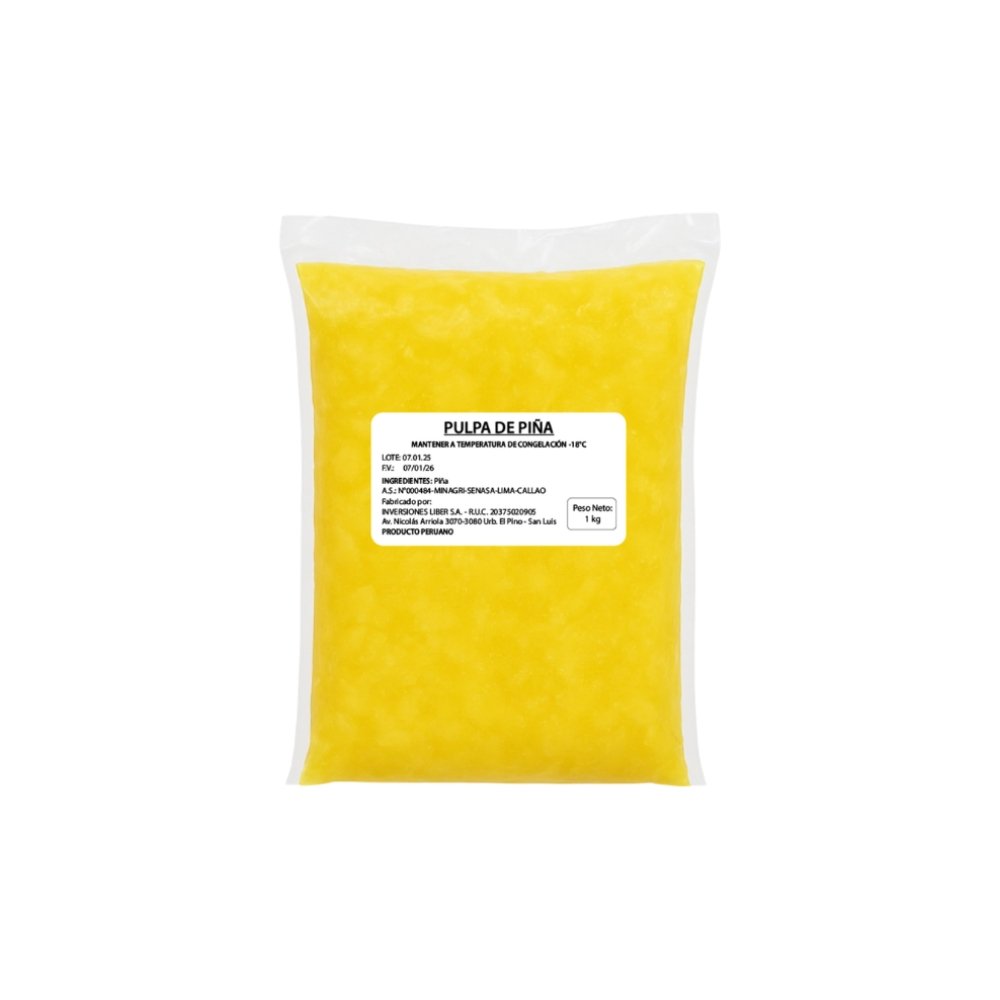 PULPA DE PIÑA CONGELADO 1 KG