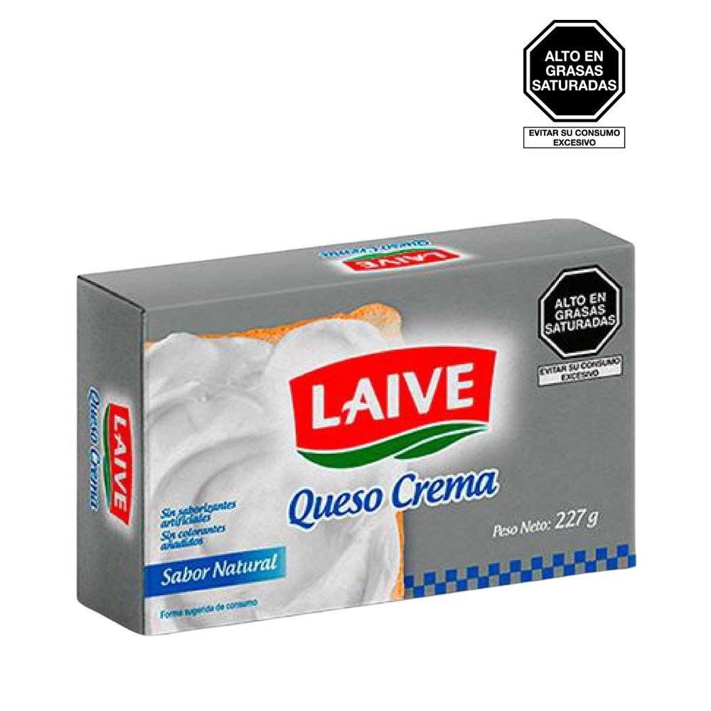 QUESO CREMA LAIVE BARRA 227G