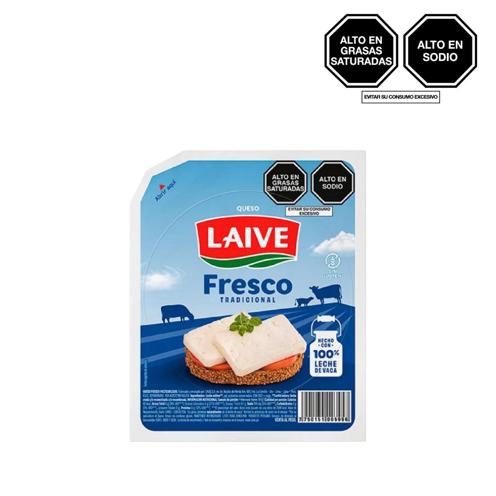 QUESO FRESCO LAIVE TRADICIONAL X 300 GRAMOS