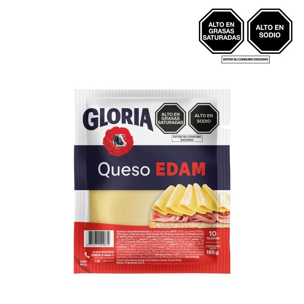 QUESOS EDAM GLORIA TAJ X 185GR