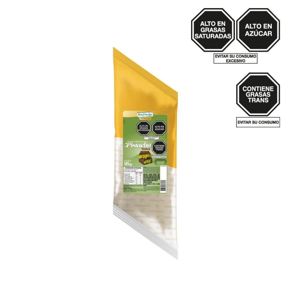 RELLENO Y COBERTURA BOM PRINCIPIO CON SABOR A PISTACHO DUBAI * 1.01 KG
